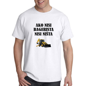Bagerista kombinirka bijela